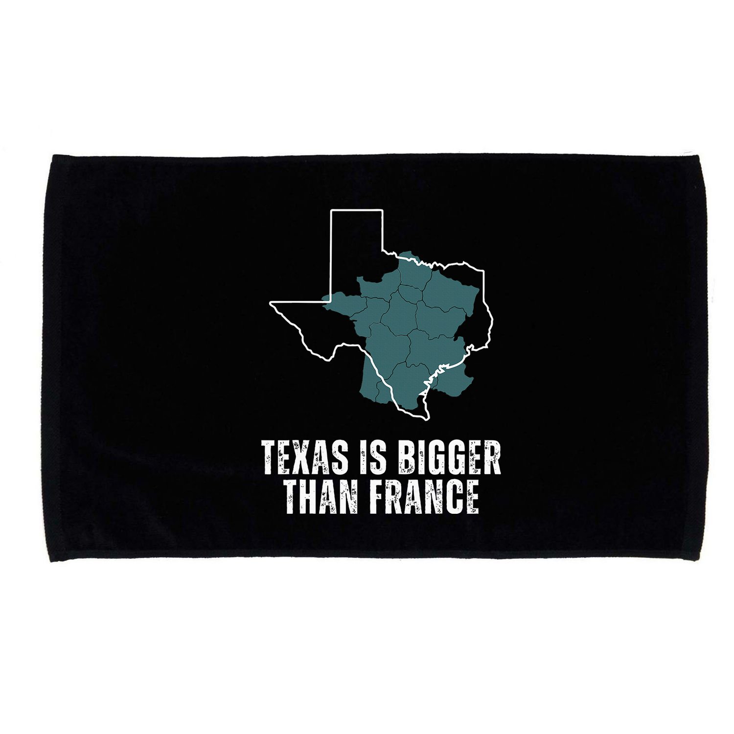 Texas Is Bigger Than France And Armed Funny Usa Microfiber Hand Towel