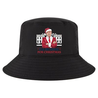 Trump ILl Be Home For Christmas Whitehouse 2024 Cool Comfort Performance Bucket Hat