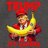 Trump ItS Banana Funny Meme Vector Backpack