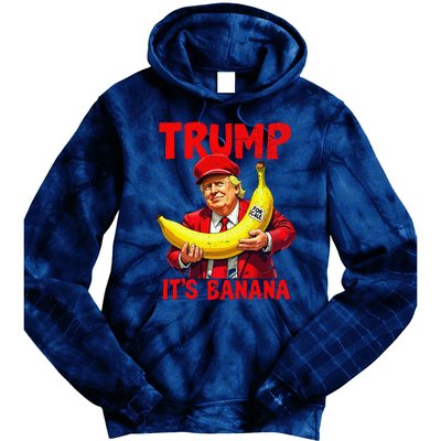 Trump ItS Banana Funny Meme Tie Dye Hoodie