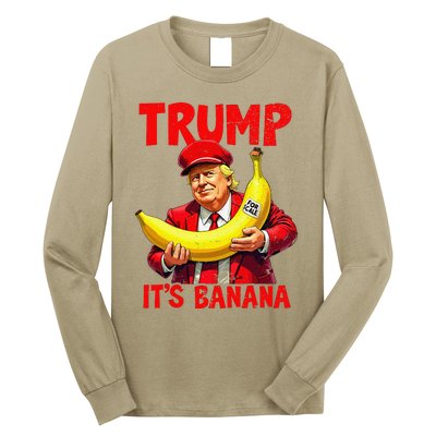 Trump ItS Banana Funny Meme Long Sleeve Shirt