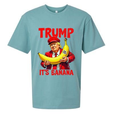 Trump ItS Banana Funny Meme Sueded Cloud Jersey T-Shirt