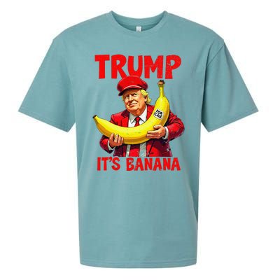 Trump ItS Banana Funny Meme Sueded Cloud Jersey T-Shirt