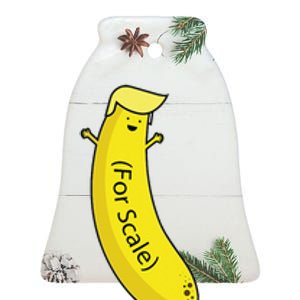 Trump ItS Banana Starship Funny Ceramic Bell Ornament