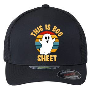 This Is Boo Sheet Funny Halloween Flexfit Unipanel Trucker Cap