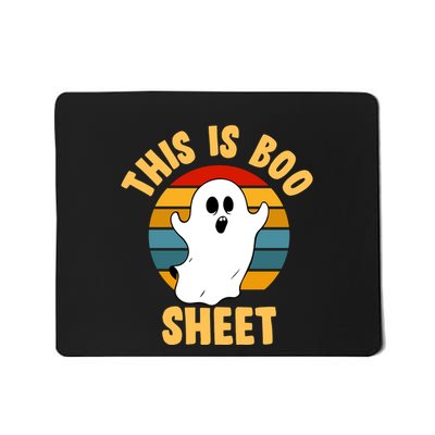 This Is Boo Sheet Funny Halloween Mousepad