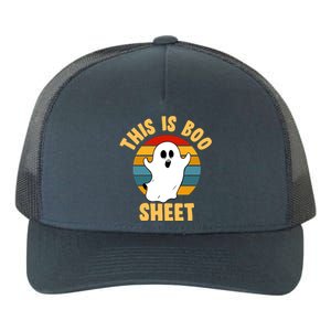 This Is Boo Sheet Funny Halloween Yupoong Adult 5-Panel Trucker Hat