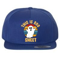 This Is Boo Sheet Funny Halloween Wool Snapback Cap