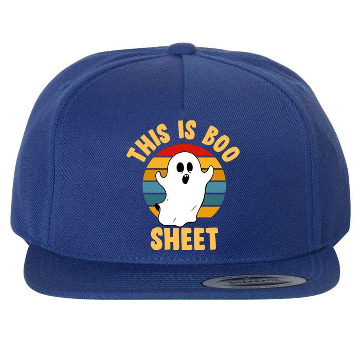 This Is Boo Sheet Funny Halloween Wool Snapback Cap