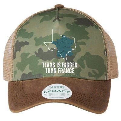 Texas Is Bigger Than France And Armed Funny Usa Legacy Tie Dye Trucker Hat