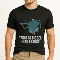Texas Is Bigger Than France And Armed Funny Usa Performance Shirt