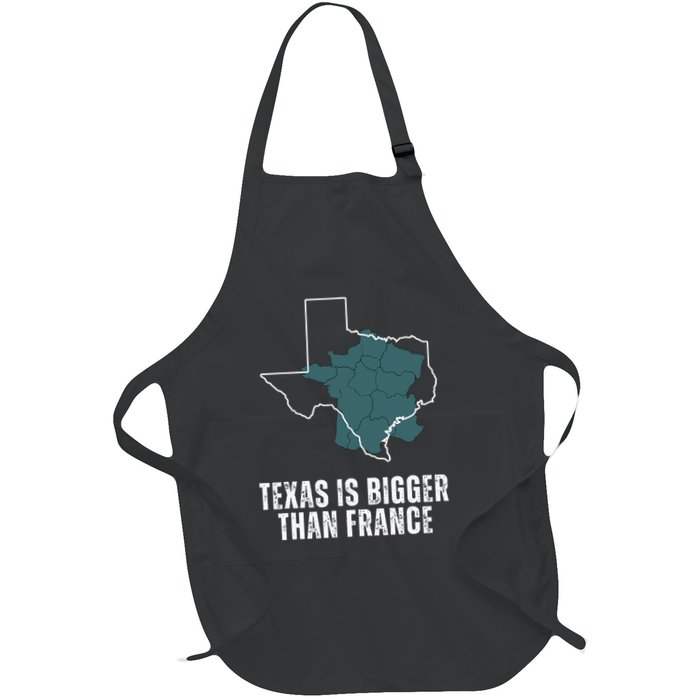 Texas Is Bigger Than France And Armed Funny Usa Apron