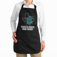 Texas Is Bigger Than France And Armed Funny Usa Apron