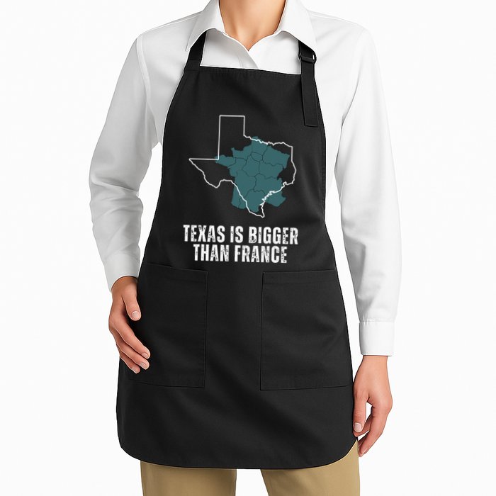Texas Is Bigger Than France And Armed Funny Usa Apron