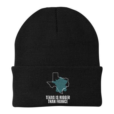 Texas Is Bigger Than France And Armed Funny Usa Beanie