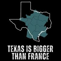 Texas Is Bigger Than France And Armed Funny Usa 16 in Basic Backpack