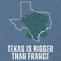 Texas Is Bigger Than France And Armed Funny Usa Garment-Dyed Sweatshirt