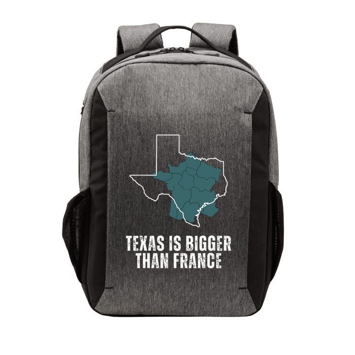 Texas Is Bigger Than France And Armed Funny Usa Vector Backpack