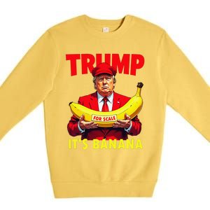 Trump ItS Banana Starship Funny Premium Crewneck Sweatshirt