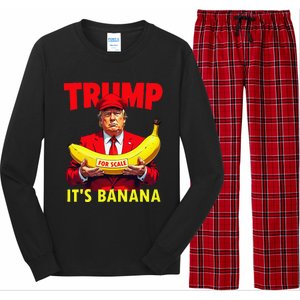 Trump ItS Banana Starship Funny Long Sleeve Pajama Set