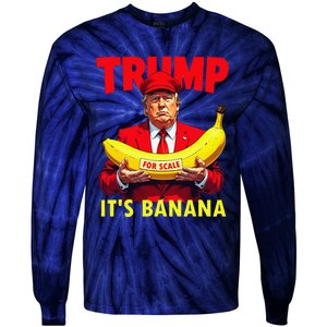 Trump ItS Banana Starship Funny Tie-Dye Long Sleeve Shirt