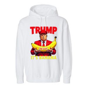 Trump ItS Banana Starship Funny Garment-Dyed Fleece Hoodie