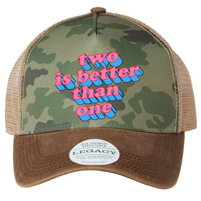 Two Is Better Than One Valentine Legacy Tie Dye Trucker Hat