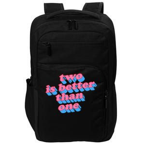 Two Is Better Than One Valentine Impact Tech Backpack