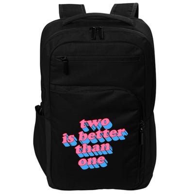 Two Is Better Than One Valentine Impact Tech Backpack