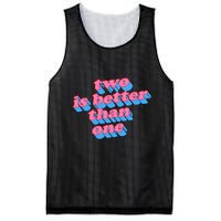 Two Is Better Than One Valentine Mesh Reversible Basketball Jersey Tank