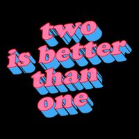 Two Is Better Than One Valentine Baby Bodysuit