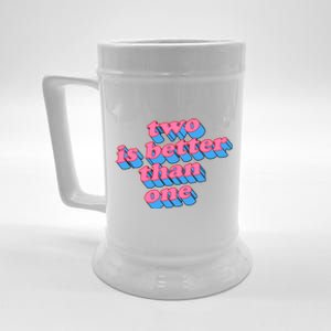 Two Is Better Than One Valentine Beer Stein