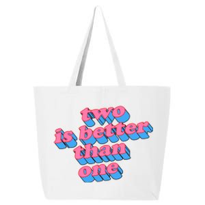 Two Is Better Than One Valentine 25L Jumbo Tote