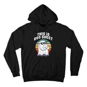 This Is Boo Sheet Funny Halloween Costume Ghost Pun Humor Tall Hoodie