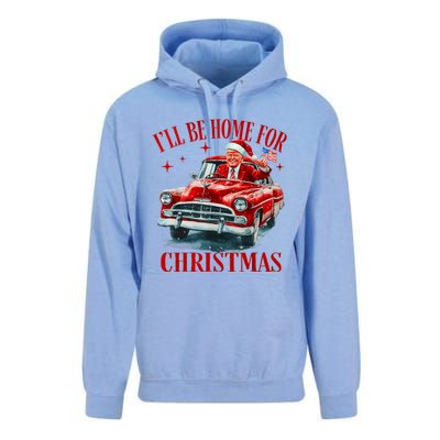 Trump ILl Be Home For Christmas Funny Xmas Unisex Surf Hoodie