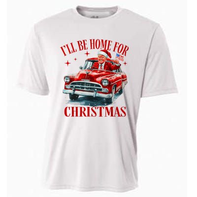 Trump ILl Be Home For Christmas Funny Xmas Cooling Performance Crew T-Shirt