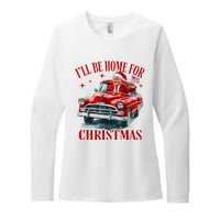 Trump ILl Be Home For Christmas Funny Xmas Womens CVC Long Sleeve Shirt