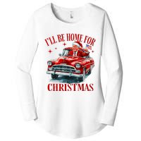 Trump ILl Be Home For Christmas Funny Xmas Women's Perfect Tri Tunic Long Sleeve Shirt