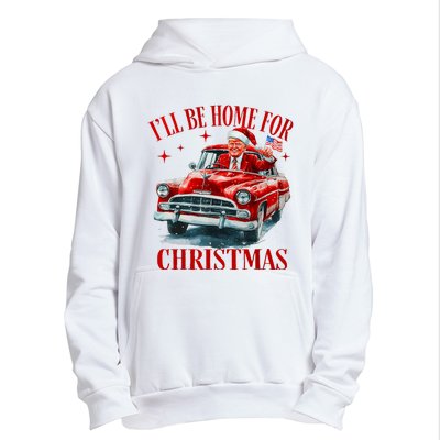 Trump ILl Be Home For Christmas Funny Xmas Urban Pullover Hoodie