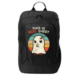 This Is Boo Sheet Funny Halloween Costumes Funny Halloween City Backpack