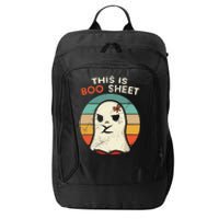 This Is Boo Sheet Funny Halloween Costumes Funny Halloween City Backpack