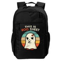 This Is Boo Sheet Funny Halloween Costumes Funny Halloween Daily Commute Backpack