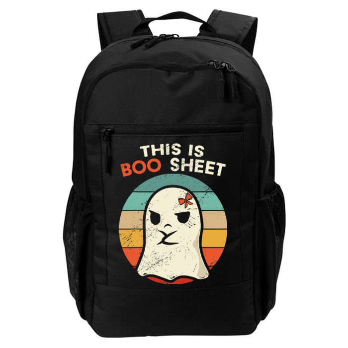 This Is Boo Sheet Funny Halloween Costumes Funny Halloween Daily Commute Backpack