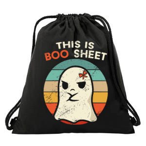 This Is Boo Sheet Funny Halloween Costumes Funny Halloween Drawstring Bag