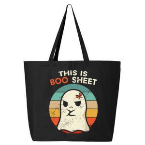 This Is Boo Sheet Funny Halloween Costumes Funny Halloween 25L Jumbo Tote