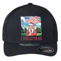 Trump ILl Be Home For Christmas Humorous Trump Christmas Flexfit Unipanel Trucker Cap