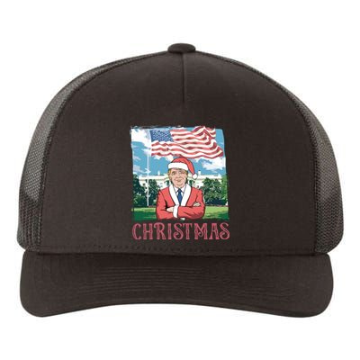 Trump ILl Be Home For Christmas Humorous Trump Christmas Yupoong Adult 5-Panel Trucker Hat