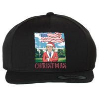 Trump ILl Be Home For Christmas Humorous Trump Christmas Wool Snapback Cap