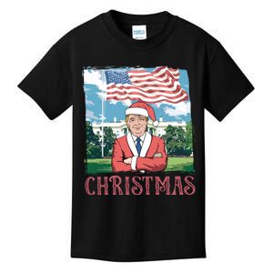 Trump ILl Be Home For Christmas Humorous Trump Christmas Kids T-Shirt