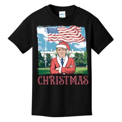 Trump ILl Be Home For Christmas Humorous Trump Christmas Kids T-Shirt